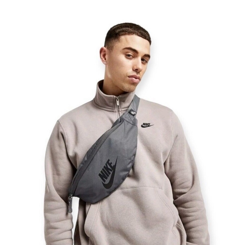 Nike Heritage Gray Crossbody Bag Fanny Pack